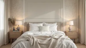 aranżacje sypialni z tapetą